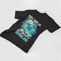 They Hate Us Because They Ain’t Us Grinch X Philadelphia Eagles Stomp On NFL Teams Christmas Shirt