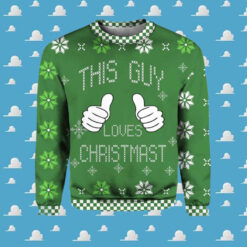 This Guy Loves Christmas Ugly Christmas Sweater