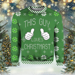 This Guy Loves Christmas Ugly Christmas Sweater