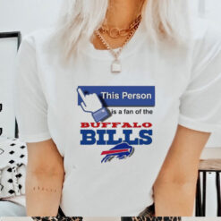 This person is a fan of the Buffalo Bills shirt