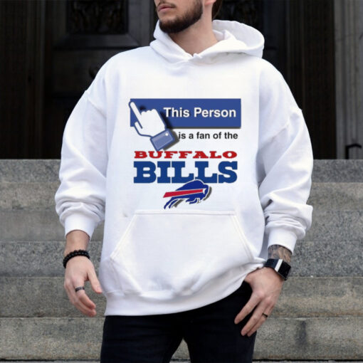 This person is a fan of the Buffalo Bills shirt