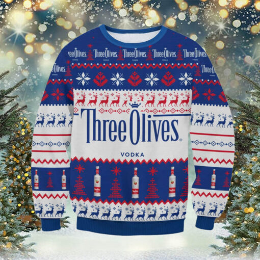 Three Olives Vodka Ugly Sweater