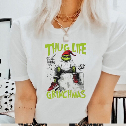 Thug Life Grinch Christmas Friends shirt