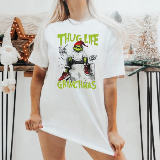 Thug Life Grinch Christmas Friends shirt