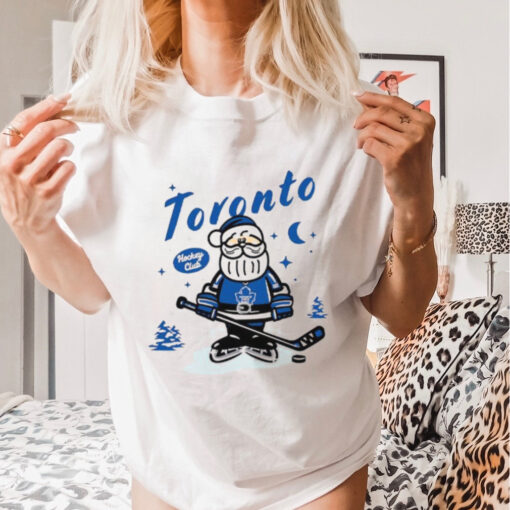 Toronto Maple Leafs Santa Claus Christmas 2024 shirt