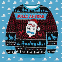 Toy Story Jolly As Fork Ugly Christmas Sweater