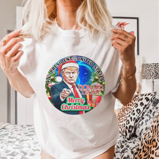 Trump 47th president of the United States Merry Christmas shirt