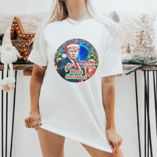 Trump 47th president of the United States Merry Christmas shirt