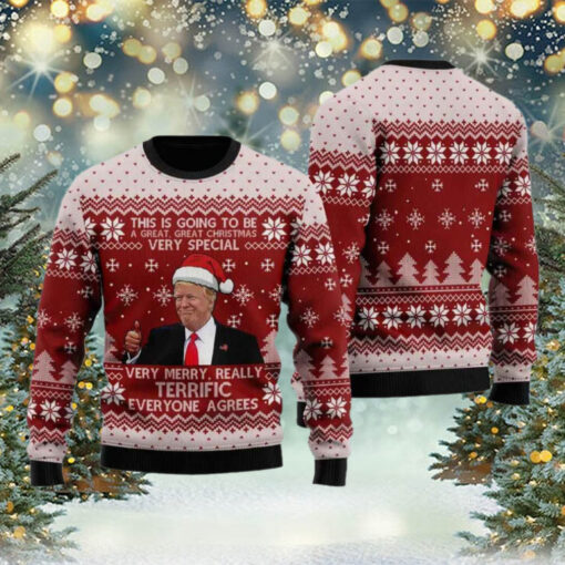 Trump This Is Going To Be A Great Christmas Very Special Ugly Christmas Sweater