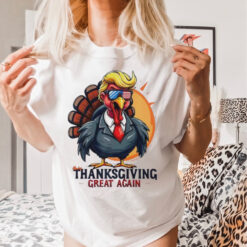 Trump Turkey Thanksgiving great again shirt