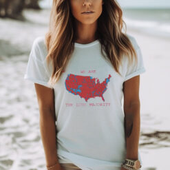 Trump won USA Map we are the loud majority shirt