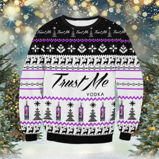 Trust Me Vodka Ugly Sweater