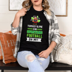 Turkey and pie and Spartans football on my Thanksgiving shirt