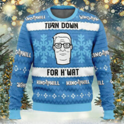 Turn Down For H’wat King Of The Hill Ugly Christmas Sweater