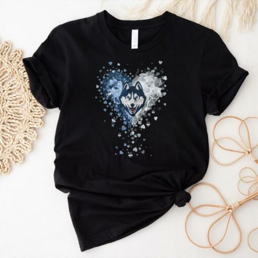 Uconn Huskies Crystal Heart Shirt