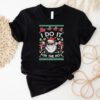 Woman Yelling at Cat Ugly Christmas Sweater