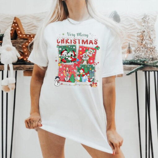 Very Merry Christmas Disney World Family Matching Christmas Disney Merry Christmas 2024 Mickey Co X mas Shirt