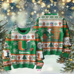 Miami Hurricanes Christmas Special Ugly Sweater