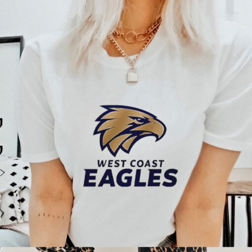 West Coast Eagles basketball logo shirt