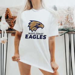 West Coast Eagles basketball logo shirt