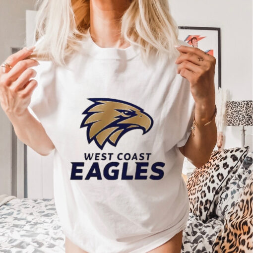 West Coast Eagles basketball logo shirt