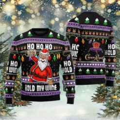 Whiskey Santa Claus Ugly Christmas Sweater