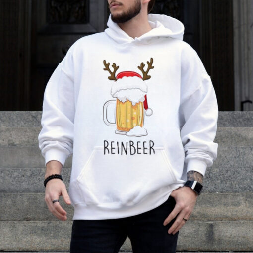 Winedeer Reinbeer Matching Christmas Couple Shirts