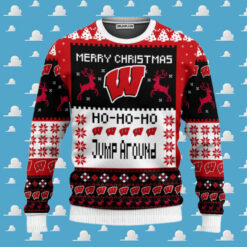 Wisconsin Badgers Merry Christmas – Sweater – Ugly Christmas Sweaters