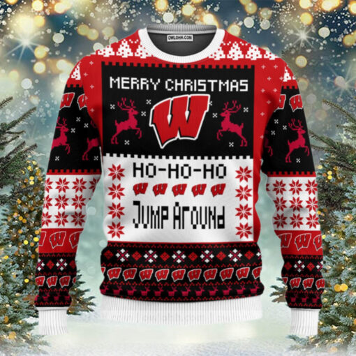 Wisconsin Badgers Merry Christmas – Sweater – Ugly Christmas Sweaters