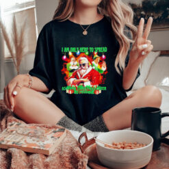 Wizard I am here to spread as much Christmas cheer as possible shirt