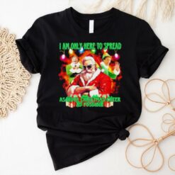 Wizard I am here to spread as much Christmas cheer as possible shirt