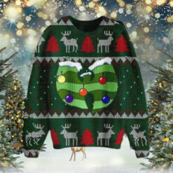 Wu Tang Clan Logo With Chandelier Chirstmas Gifts 2024 Xmas For Family And Friends Ugly Sweater