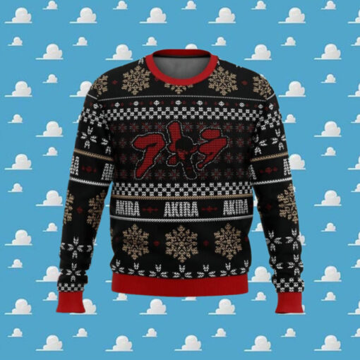 Xmas Anime Akira Kanji Ugly Sweater