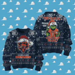 chicago bear x grinch they hate us sweater 1 Xydp2