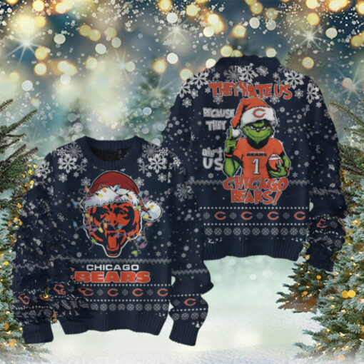 chicago bear x grinch they hate us sweater 1 Xydp2