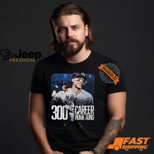 Poster 300 Career Home Runs Aaron Judge New York Yankees signature t shirt1