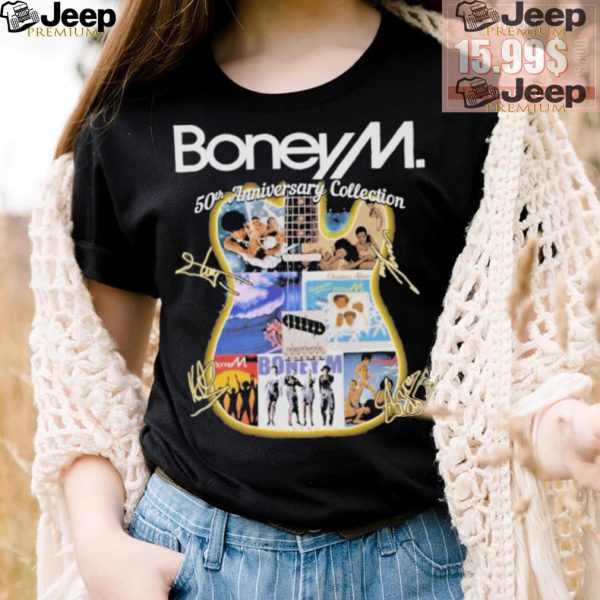 Official Boney M 50th Anniversary Collection Signatures shirt4