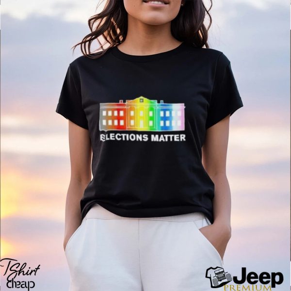 Elections Matter Rainbow Color Shirt3