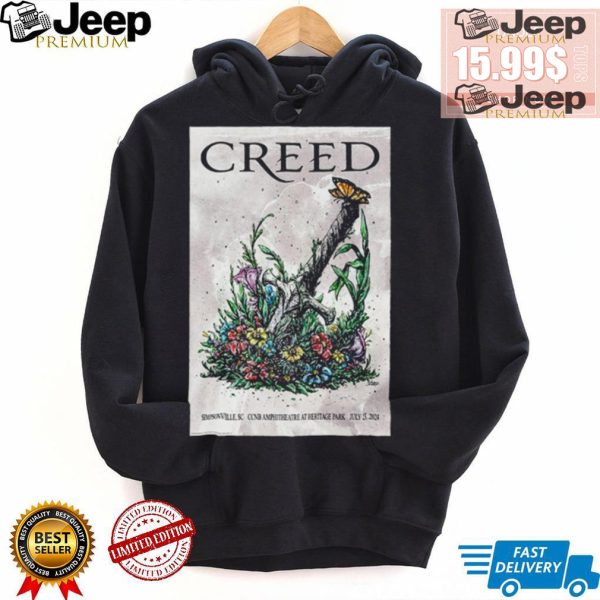 Official Creed Tour In Simpsonville SC On July 23 2024 Poster shirt0