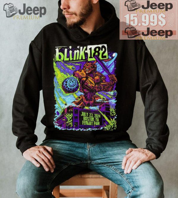 Design Blink 182 July 23 2024 At Fenway Park Show Shirt1