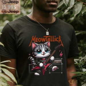 Meowtallica Funny Cat T Shirt2