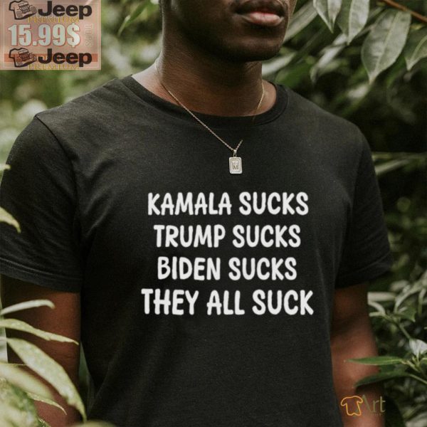 Official Kamala Sucks Trump Sucks Biden Sucks Shirt2