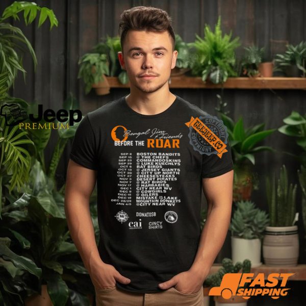 2024 Bengal Jim Before the Roar Tour Shirt0