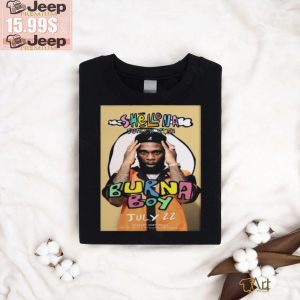 Burna Boy Shellona St Tropez On July 22 2024 Shirt2