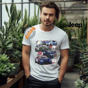 Hendrick Motorsports 2024 Patriotic 4 Car T shirt1