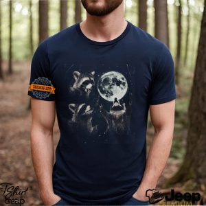 Three Raccoons Vintage Graphic T shirt1