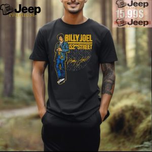 Official Billy Joel 52nd Street Signature t shirt0