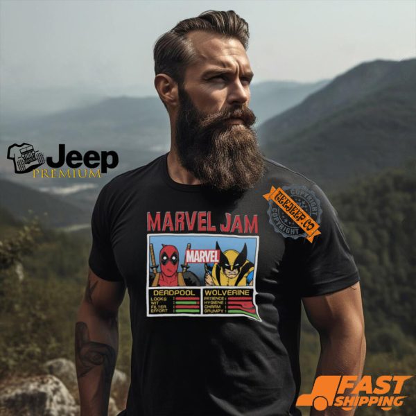 Deadpool Wolverine Marvel Jam Shirt2