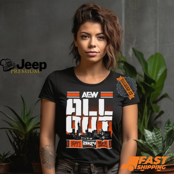 AEW ALL OUT 2024 Skyline Shirt