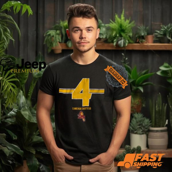 ASU Football Cameron Skattebo 4 Stripe Shirt